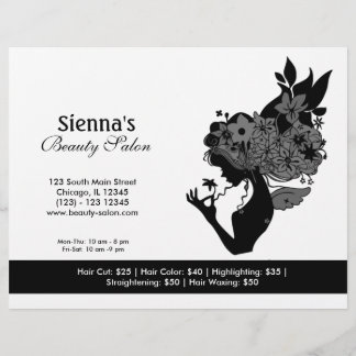 Beauty Salon (Black) Flyer