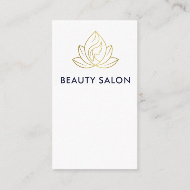 Beauty Salon Business Card (Front)