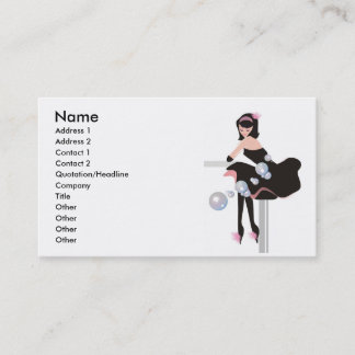 Beauty Salon, Club or Bar Business Card