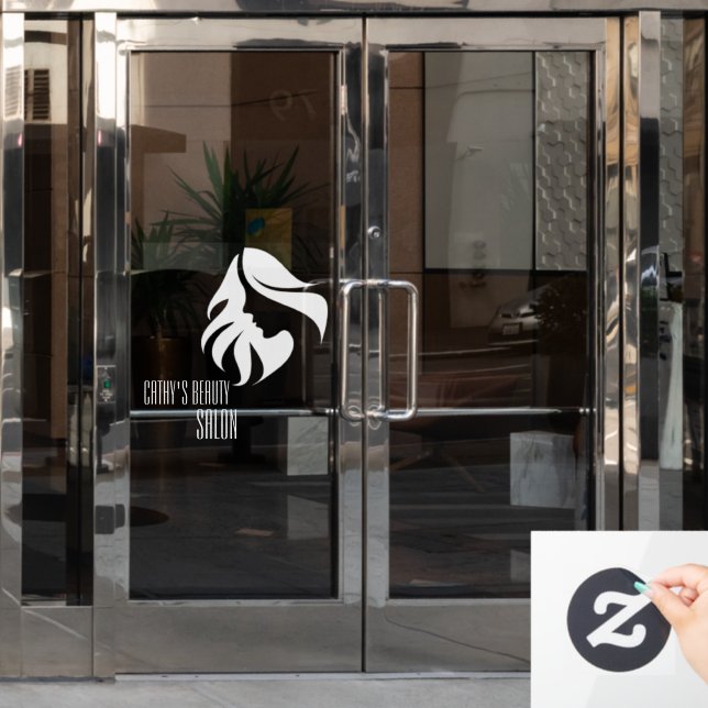 Beauty Salon Custom Business (Office Door)