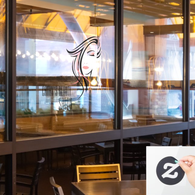Beauty Salon Custom Business (Restaurant Window)