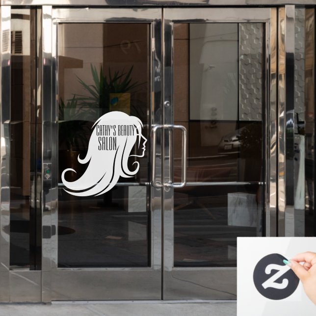 Beauty Salon Custom Business (Office Door)