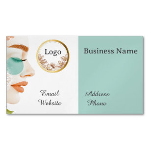 Beauty salon Custom QR code professional Magnetic Business Card