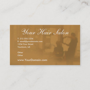 Beauty Salon Customisable Business Cards