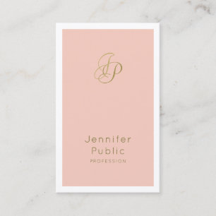 Beauty Salon Director Makeup Artist Elegant Luxury Business Card