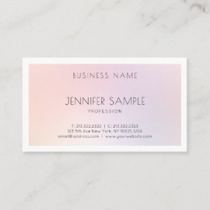 Beauty Salon Elegant Makeup Artist Professional Business Card