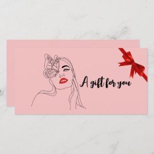 Beauty salon gift Certificates