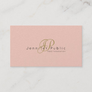 Beauty Salon Hair Stylist Photographer Luxury Business Card