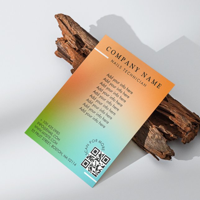 Beauty Salon Holographic Gradient Flyer (Beauty Salon Holographic Gradient Flyer)