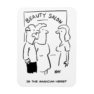 Beauty Salon - is the magician here? Magnet