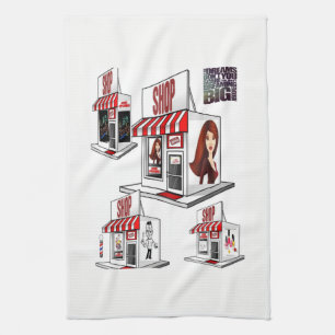 Beauty Salon kitchen hand towel