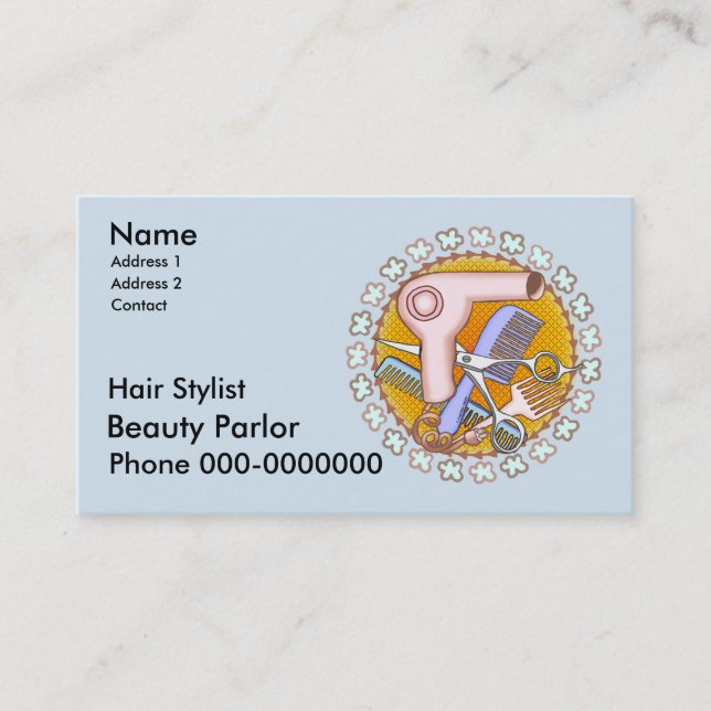 Beauty Salon Magic business cards (Front)