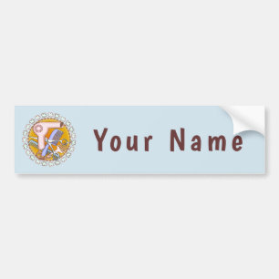 Beauty Salon Magic custom name Bumper Sticker