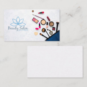 Beauty Salon Makeup and Haircare   Business Card