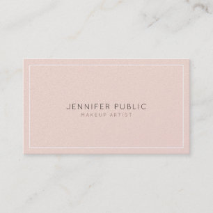 Beauty Salon Makeup Artist Modern Elegant Luxury Business Card