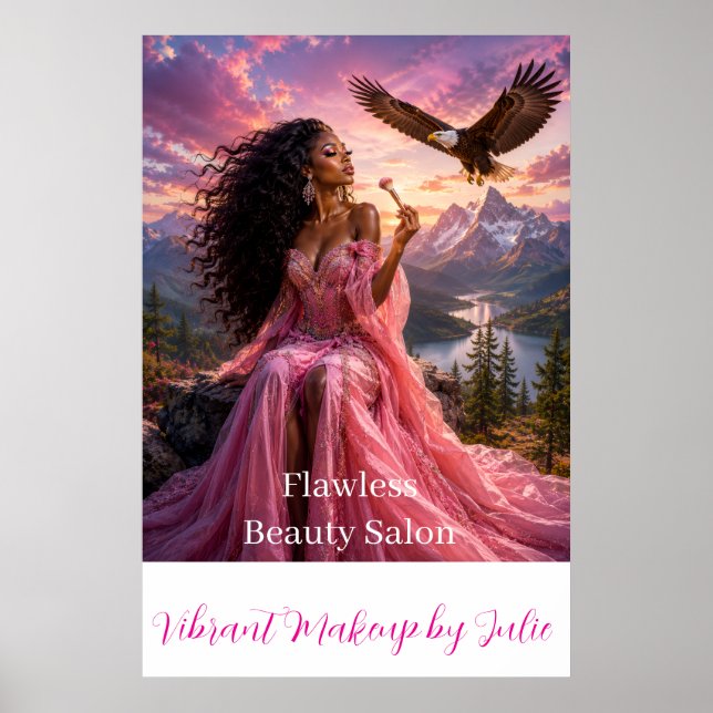 Beauty Salon Makeup Flawless Posters  (Front)
