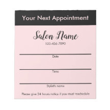 Beauty Salon Pink Your Next Appointment Reminder
