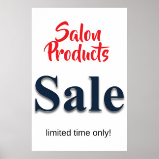 Beauty Salon Products Sale Barbershop Posters 