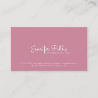 Beauty Salon Professional Modern Simple Plain