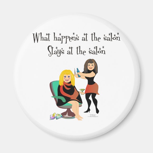 Beauty Salon Secrets Magnet (Front)