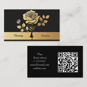 Beauty Salon Servises Business Card