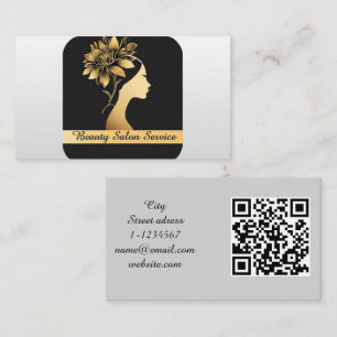 Beauty Salon Servises Business Card