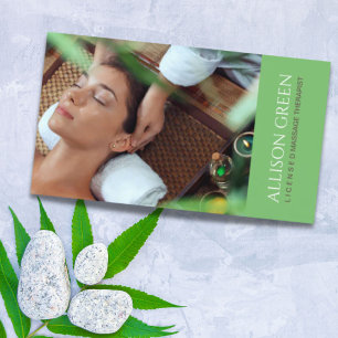 Beauty Salon SPA Acupressure Massage Salon  Business Card