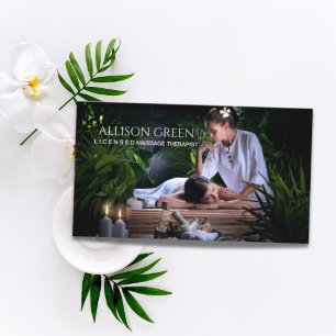 Beauty Salon SPA Aromatherapy Massage Salon Business Card