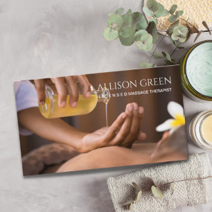 Beauty Salon SPA Aromatherapy Massage Salon Business Card