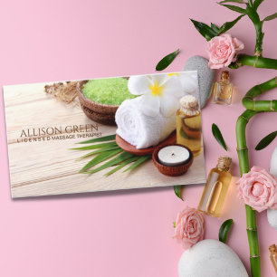Beauty Salon SPA Aromatherapy Massage Salon Business Card