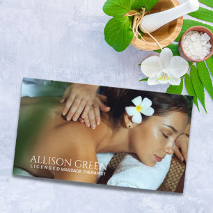 Beauty Salon SPA Aromatherapy Massage Salon  Business Card