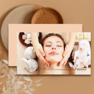 Beauty Salon SPA Aromatherapy Massage Salon Business Card