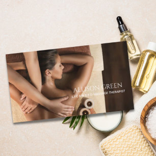 Beauty Salon SPA Aromatherapy Massage Salon Business Card