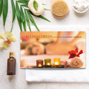 Beauty Salon SPA Aromatherapy Massage Salon  Business Card