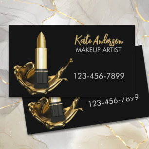 Beauty Salon Stylist Cosmetologist Makeup Artist  Business Card