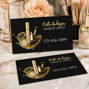 Beauty Salon Stylist Makeup Artist Cosmetologist Business Card