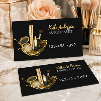 Beauty Salon Stylist Makeup Artist Cosmetologist  Business Card