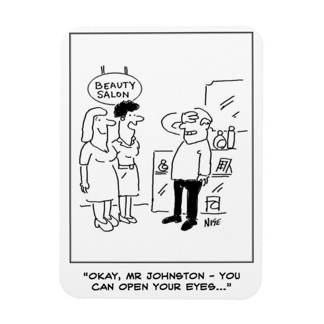 Beauty Salon Surprise Magnet (Vertical)