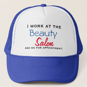 Beauty salon tote trucker hat