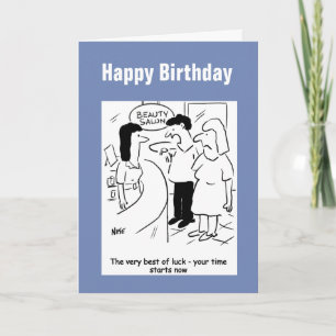 Beauty salon - your time starts... now! card