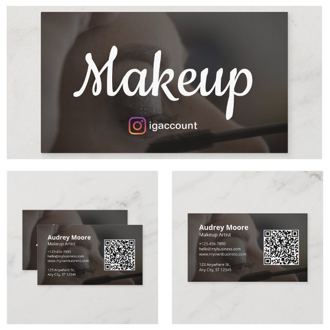 Beauty Salons Aesthetician Makeup Artist Business Card (Beauty Salons Esthetician Makeup Artist Business Card
)