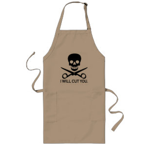 Beauty Shop Pirate 1 Long Apron