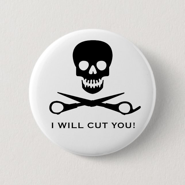 Beauty Shop Pirate 6 Cm Round Badge (Front)