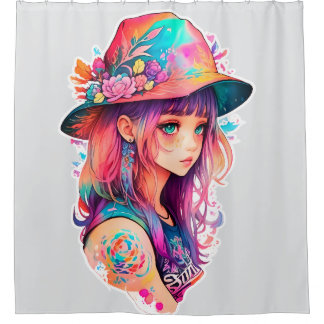 BEAUTY SHOWER CURTAIN