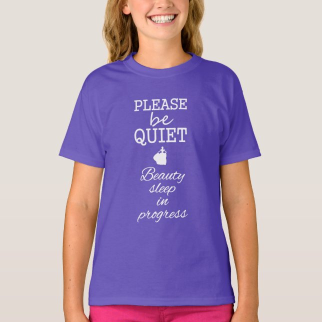 Beauty Sleep Princess shirts (Front)