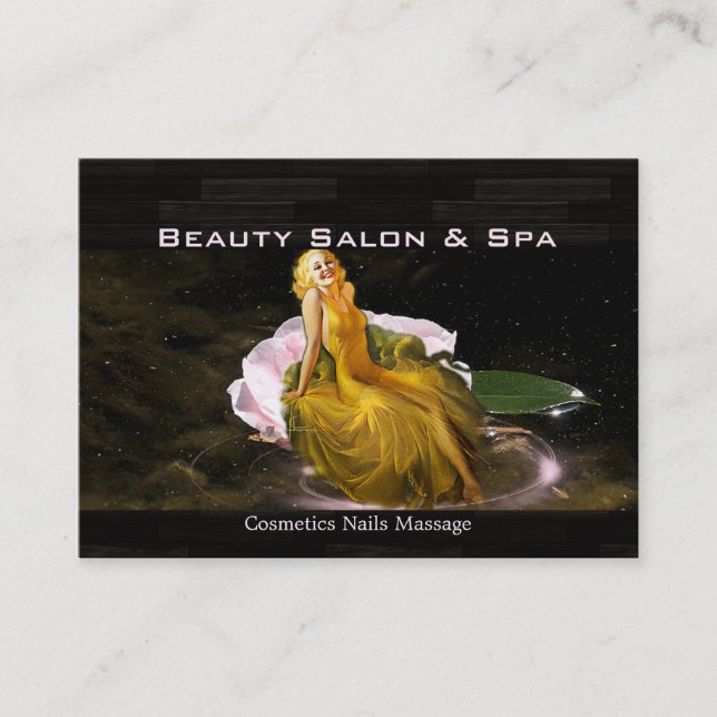 Beauty Spa 1 - Business, Schedule Card (Front)