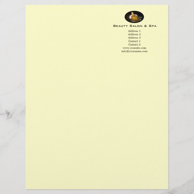 Beauty Spa 1 - Letterhead (Front)