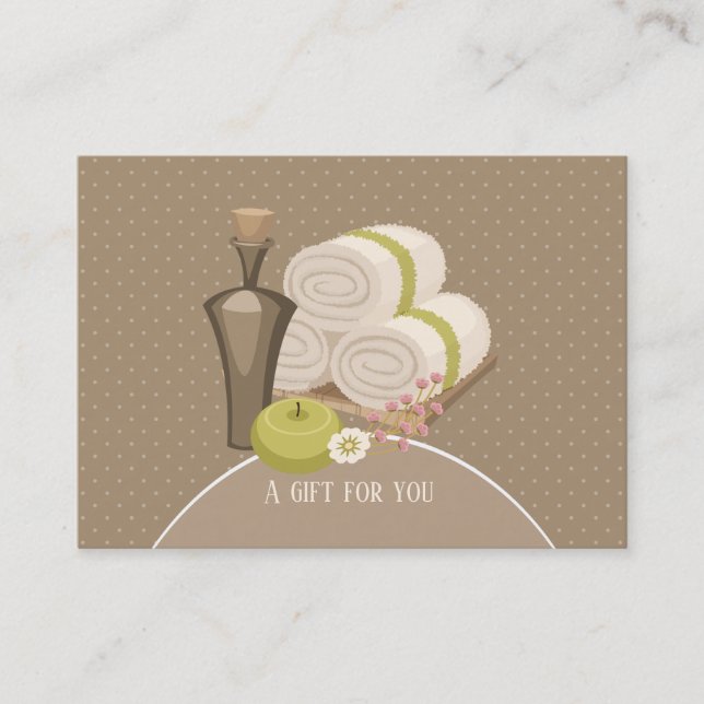 Beauty spa - A gift for you Discount Card (Front)