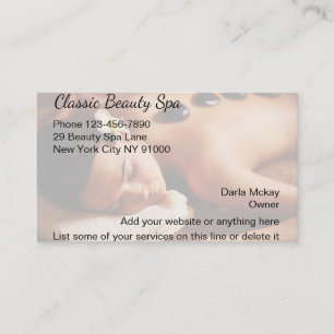 Beauty Spa Business Profile Card
