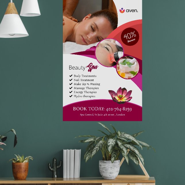 Beauty Spa Custom  Poster (Living Room 1)